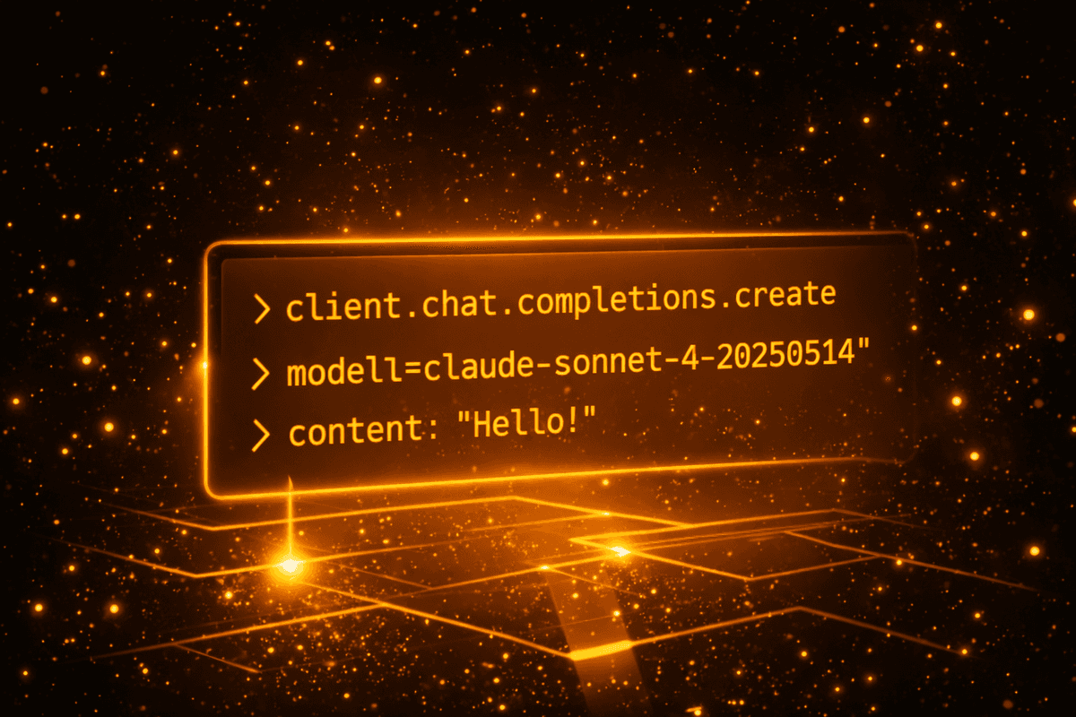 代码编辑器展示 Router One API 集成示例